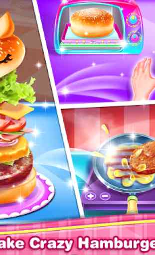 Kids Fast Food Party - Jogos de Culinária 2