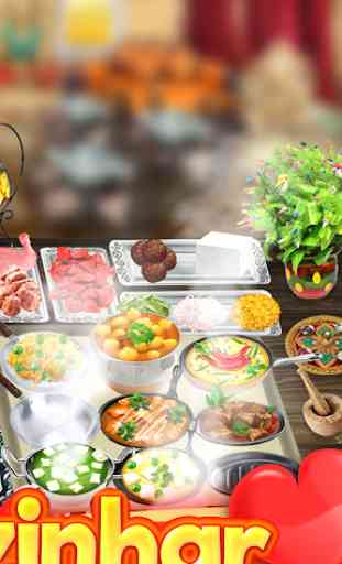 Kitchen Food Court Craze: Jogo Cozinhar Comida 3