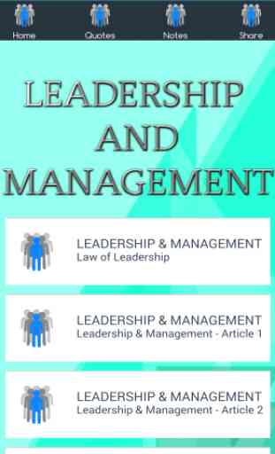 Leadership and Management 2