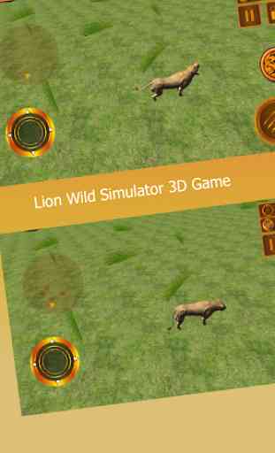 Leão Wild Simulator 3D Jogo 2