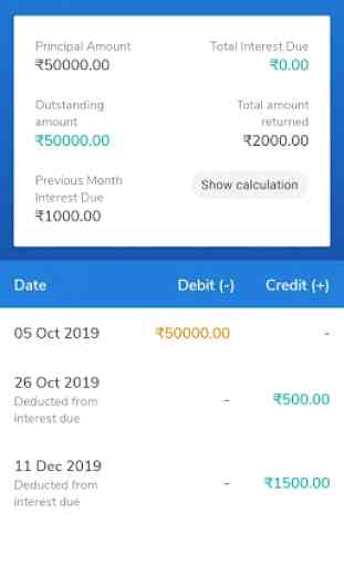 Loan Calculator, Loan Management App - BharatLend 2