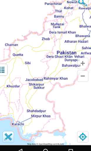 Map of Pakistan offline 1