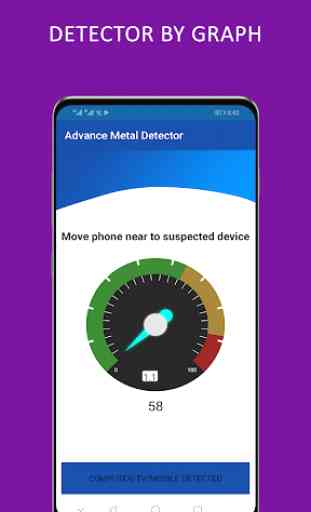 Metal detector with sound: sensor detector app 4