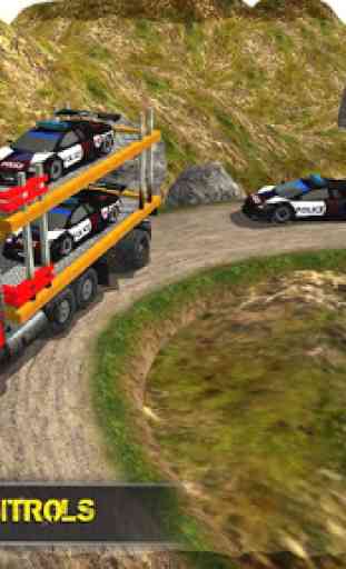 OffRoad Police Transporter Truck Games 2