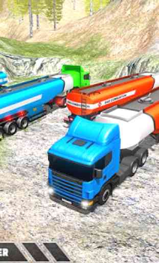 Oil Tanker Transporter Offroad Truck Fun Simulator 3