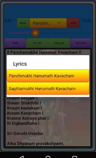 Panchamukha & Sapthmukha Hanuman Kavacham Audio 4