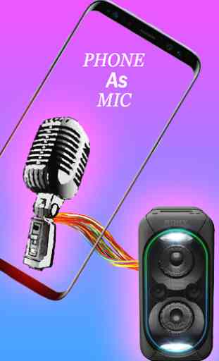 Phone As Mic live microphone mic to mobile speaker 1