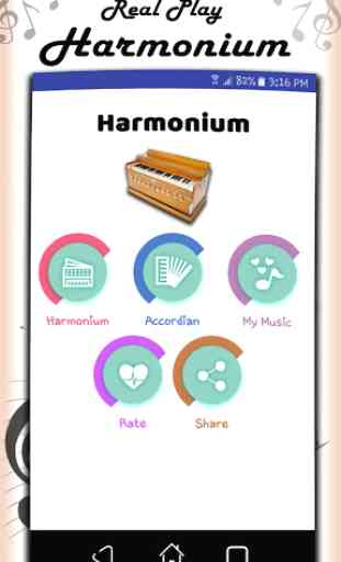Real Play Harmonium - record your own music easily 3