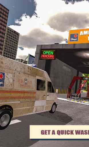 Real Simulator Ambulance Truck Wash 2018 3
