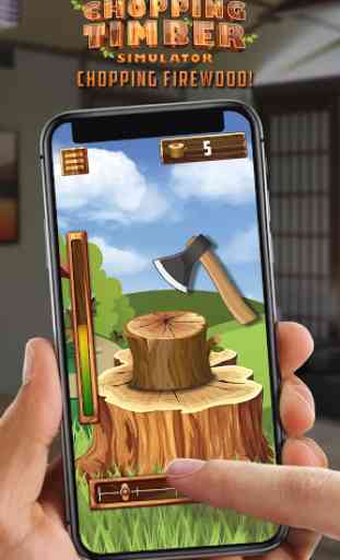 Simulador Cortando madeira 3