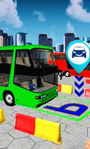 Simulador de estacionamento de ônibus avançado 2