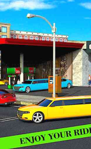 Simulador de limusine de luxo 2018: City Drive 3D 3