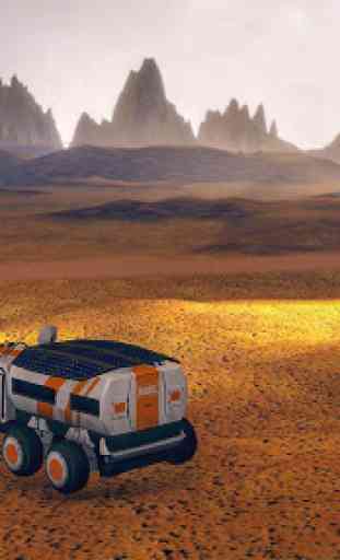 Space Colony construção simulador 3D: cidade Marte 1