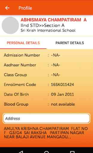 Sri Krish International School Parent Portal 4