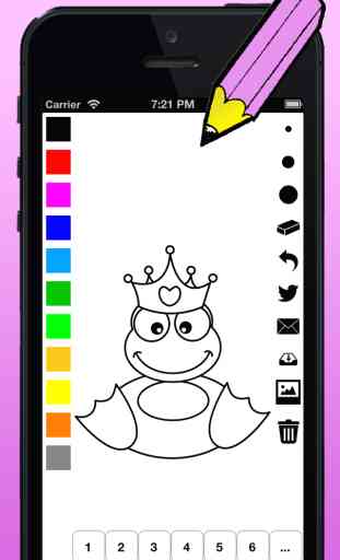 Livro para colorir da princesa para as meninas: com muitas fotos, como Cinderela, reino, castelo e cavalo! 3
