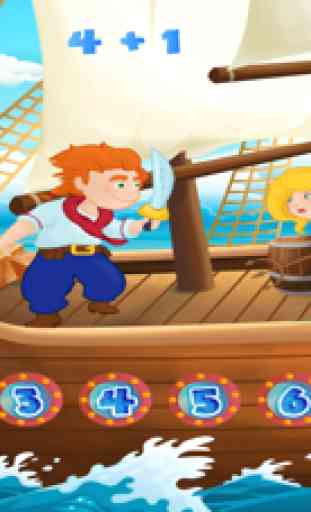 Luta de Espada de Piratas - Jogo de Contar Educacional Divertido Para Crianças. 1
