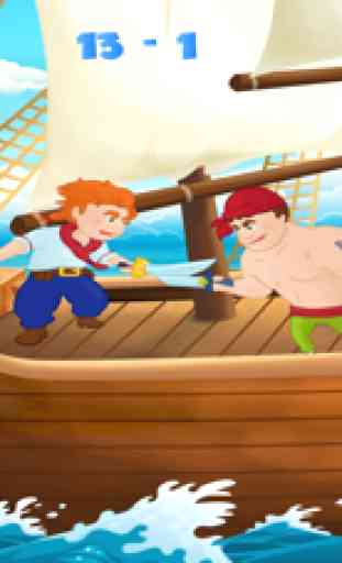 Luta de Espada de Piratas - Jogo de Contar Educacional Divertido Para Crianças. 3