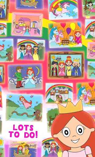 Princesa do conto de fadas para colorir Wonderland para miúdos e Edição Família Pré-escolar grátis Princess Fairy Tale Coloring Wonderland for Kids and Family Preschool Free Edition 3