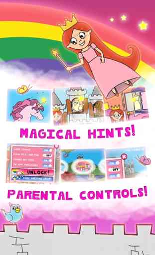 Princesa do conto de fadas para colorir Wonderland para miúdos e Edição Família Pré-escolar final 4