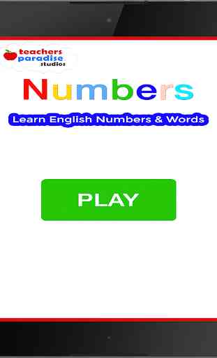 Learn Numbers Flash Cards Game 2