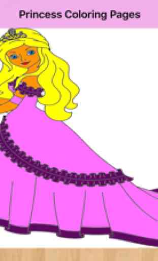 Princesas para Colorir - Desenhos para colorir 4