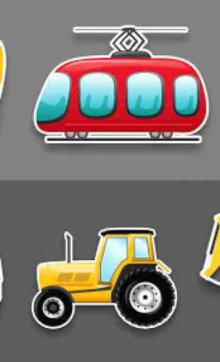 Vehicle Puzzles for Toddlers 3