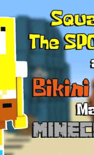 Bikini Bottom Maps and Sponge Mod for Minecraft PE 2