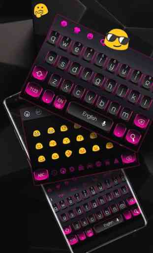 Black Pink Keyboard 1