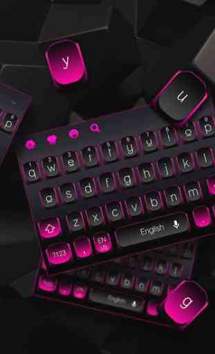 Black Pink Keyboard 2