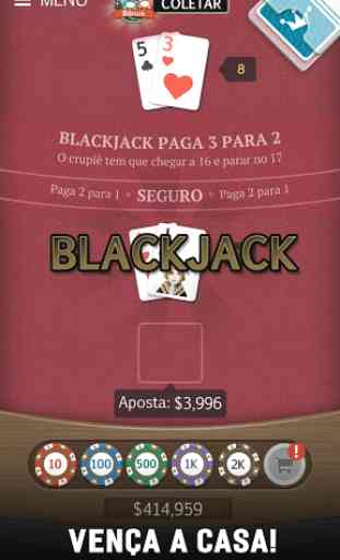Blackjack 21 Jogatina: Jogo de Cartas e Casino 3