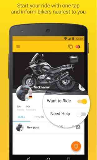 Brapper - Motorcycle App 1