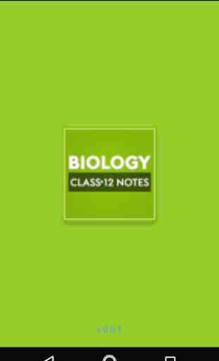 Class 12 Biology Notes 1