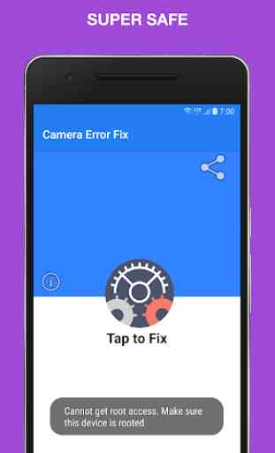correção de erro da câmara - Fix Bater 4