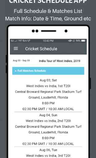 Cricket Schedule 2020 - Series and Matches List 2