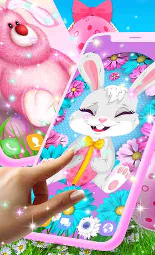 Cute bunny live wallpaper 1