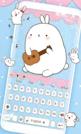 Cute Rabbit Keyboard 1