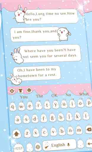 Cute Rabbit Keyboard 2