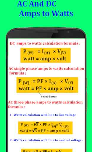 Electrical Formulas And Calculation 4