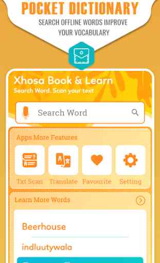 English to Xhosa Dictionary - Xhosa Translator 1