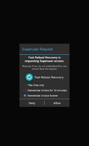 Fast Reboot Recovery 3