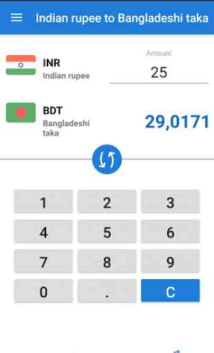 Indian rupee Bangladeshi Taka INR to BDT Converter 1
