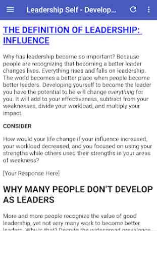 Leadership Self - Development 4
