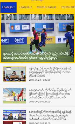 MPT MNL - Myanmar National League Official App 2