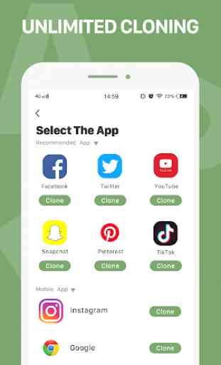 Multi line - dual line app & multiple accounts app 4