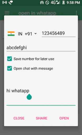 Open in whatapp | Chat without Save Number 2
