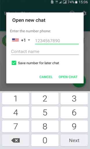 OpenChat: Direct Open for Whatsapp Chat 2
