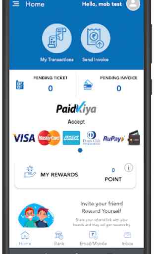Paidkiya App | Transfer Money Credit Card to Bank 2