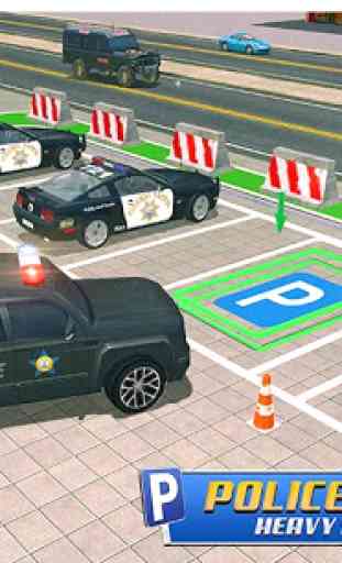 Police Car Parking 2018: escola de condução de vár 3