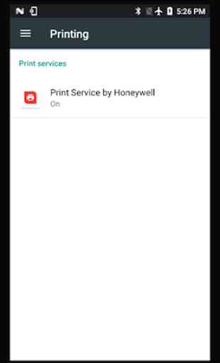 Print Service by Honeywell 1