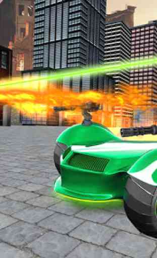 robô Super heroi carro guerra: 3D transformado 1